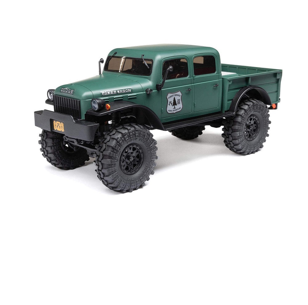 1/24 SCX24 Dodge Power Wagon 4WD Rock Crawler RTR, Green