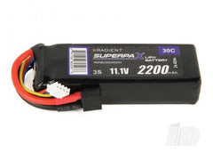 Radient LiPo 3S 2200mAh 11.1V 30C EC3 Connector