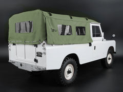 Boom Racing KUDU™ Full Canvas Soft Top & Hoop Set with Side Windows (Green) for Series Land Rover 109 for BRX02 109