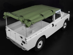 Boom Racing KUDU™ Full Canvas Soft Top & Hoop Set with Side Windows (Green) for Series Land Rover 109 for BRX02 109