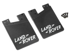 Boom Racing Classic Rubber Mud Flaps for Series Land Rover White for BRX02 109