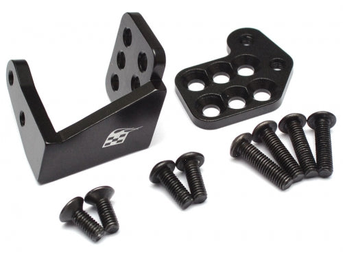 Aluminum High Clearance Motor Mount for Defender D90/D110 & RC4WD Gelande II Black