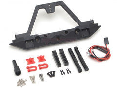 Traxxas TRX-4 Steel Tough Front And Rear Bumper Set W/ Shackles and Led Light 1 Set