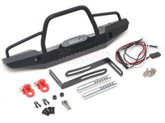 Traxxas TRX-4 Steel Tough Front And Rear Bumper Set W/ Shackles and Led Light 1 Set