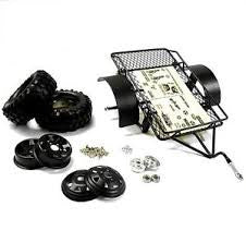 1/10 Metal Leaf Spring Hitch Mount Trailer For Crawler/Scaler