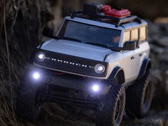 1/24 SCX24 2021 Ford Bronco 4WD Truck Brushed RTR, Grey C-AXI00006T2