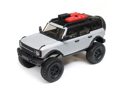1/24 SCX24 2021 Ford Bronco 4WD Truck Brushed RTR, Grey C-AXI00006T2