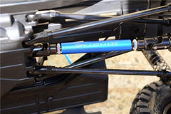 Traxxas TRX-4 Steel Adjustable Main Shaft With Aluminum Body - 14Pc Set Gun Metal