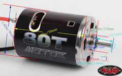 RC4WD 540 Crawler Brushed Motor 80T