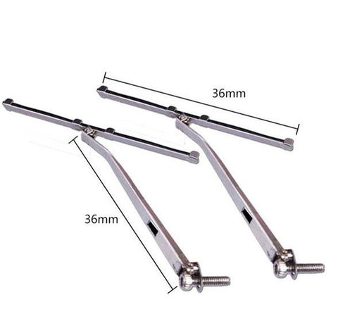 1:10 Simulation Metal Wiper (2PCS) Silver for Traxxas TRX-4