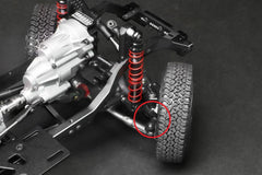 Boom Racing Aluminum Knuckle Arm (Low Profile) for BRX70/BRX80/BRX90 PHAT™ & AR44 Knuckle (2) for BRX01