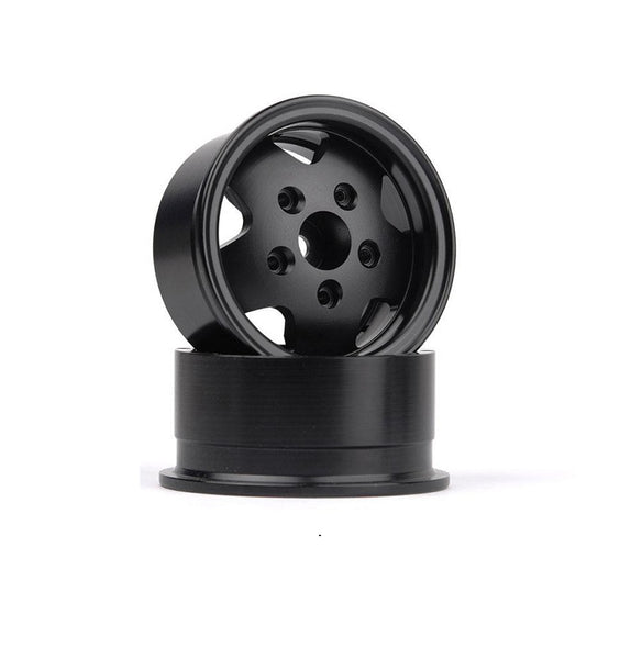 RCLIONS Cerchi Beadlock In Alluminio Da 4,8 Cm Per Auto RC Crawler Axial SCX10 D90 TRX-4 RC Auto U2013 Confezione Da 4