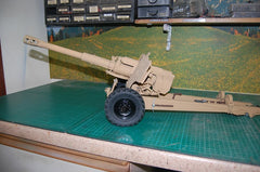 1/12 Scale 152mm Howitzer towed gun (D-20) model kit