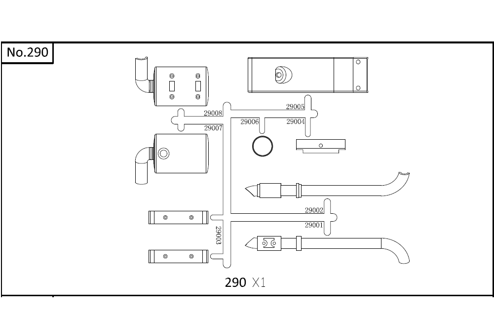 HC6 Exhaust And Air Filter Parts