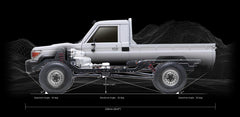 BRX01 1/10 4WD Radio Control Chassis Kit w/ Killerbody LC70 Hard Body Kit