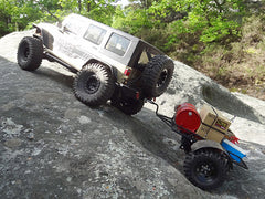 1/10 Metal Leaf Spring Hitch Mount Trailer For Crawler/Scaler