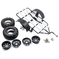 1/10 Metal Leaf Spring Hitch Mount Motorcycle Trailer For Crawler/Scaler