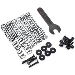 90mm Desert Lizard Two Stage Internal Spring Damper Pair Red For 1/10 Crawler 'G6 Certified'