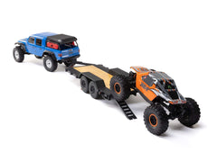 SCX24 Flat Bed Vehicle Trailer with LED Tail lights:1/24th