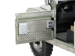 Boom Racing KUDU™ Stainless Steel Diamond Plate Set for Series Land Rover® 88 & 109 (Cab Interior) Silver for BRX02 109