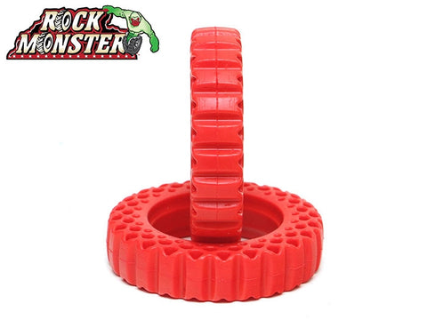 Boom Racing Rock Monster RED Silicone Tire Insert 3.5"x0.84" (90x21mm) for 1.9" Landy Classic / Expedition Classic / Trophy Classic / Mileage Classis / SP Road Tracker (2)