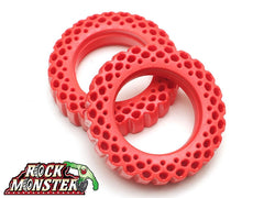 Boom Racing Rock Monster RED Silicone Tire Insert 3.5"x0.84" (90x21mm) for 1.9" Landy Classic / Expedition Classic / Trophy Classic / Mileage Classis / SP Road Tracker (2)