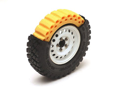 Boom Racing Rock Monster YELLOW Silicone Tire Insert 3.31"x0.79" (84x20mm) for 1.9" Mud Terrain Trophy BR-T29A (2)