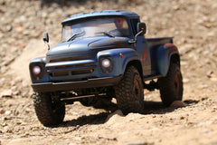 Boom Racing Adjustable Wheelbase 1/10 4WD Radio Control Chassis Kit With ZIL Pickup Hard Body (Recon G6 Certified) for BRX01 AWB