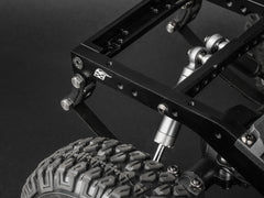 Boom Racing Adjustable Wheelbase 1/10 4WD Radio Control Chassis Kit With ZIL Pickup Hard Body (Recon G6 Certified) for BRX01 AWB