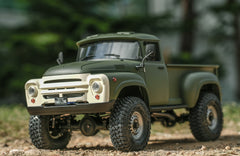 Boom Racing BRX01 AWB Link Adjustable Wheelbase 1/10 4WD Radio Control Chassis Kit (Link Version) With ZIL Pickup Hard Body for BRX01 AWB