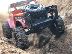 Boom Racing AGGRESSOR™ 1.9" GEKKO™ RED 4.75"x1.75" 120x44.5mm RC Crawler Tire + Rock Monster™ Green Foam Insert (2)