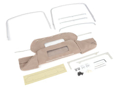 Boom Racing KUDU™ 3/4 Canvas Soft Top & Hood Set for Series Land Rover 88 Sand for BRX02 88