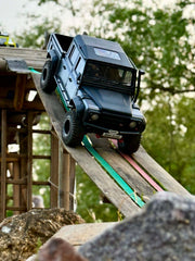 Boom Racing KUDU™ Hand-Welded Steel Rock Slider Side Steps for BRX02 D130