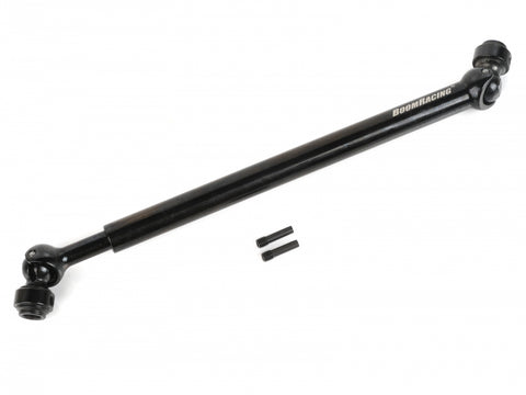 Boom Racing KUDU™ Heavy-Duty 158-183mm Steel CVD Center Drive Shaft (1) Black