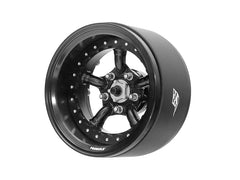 Boom Racing ProBuild™ 1.9" Spectre Adjustable Offset Aluminum Beadlock Wheels (2) Black/Black