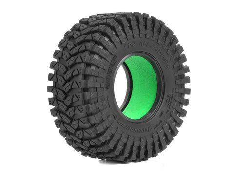 Boom Racing TPD™ 1.9" GEKKO™ BLACK 4.25"x1.65" / 108x41.9mm RC Crawler Tire + Rock Monster™ Green Foam Insert (2)