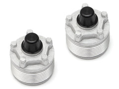 Boom Racing Spectre Scale Center Wheel Hub Cap (2) (XT5 Series) Silver