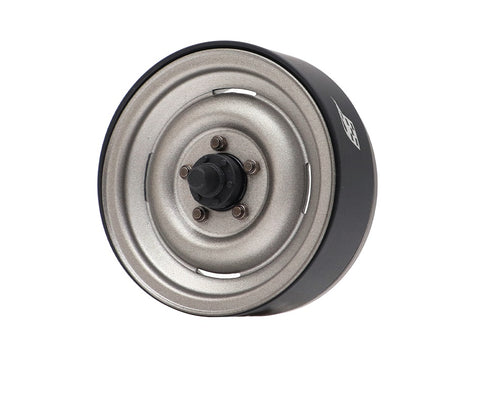 Boom Racing SLR™ 1.9" Land Rover® Steel Narrow (21mm) Beadlock Wheel w/ Scale Cap, Scale Hardware & Alum Hub (2)
