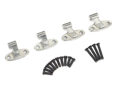 Boom Racing Metal Tailgate Hinge Set Raw Finish for BRX02 109