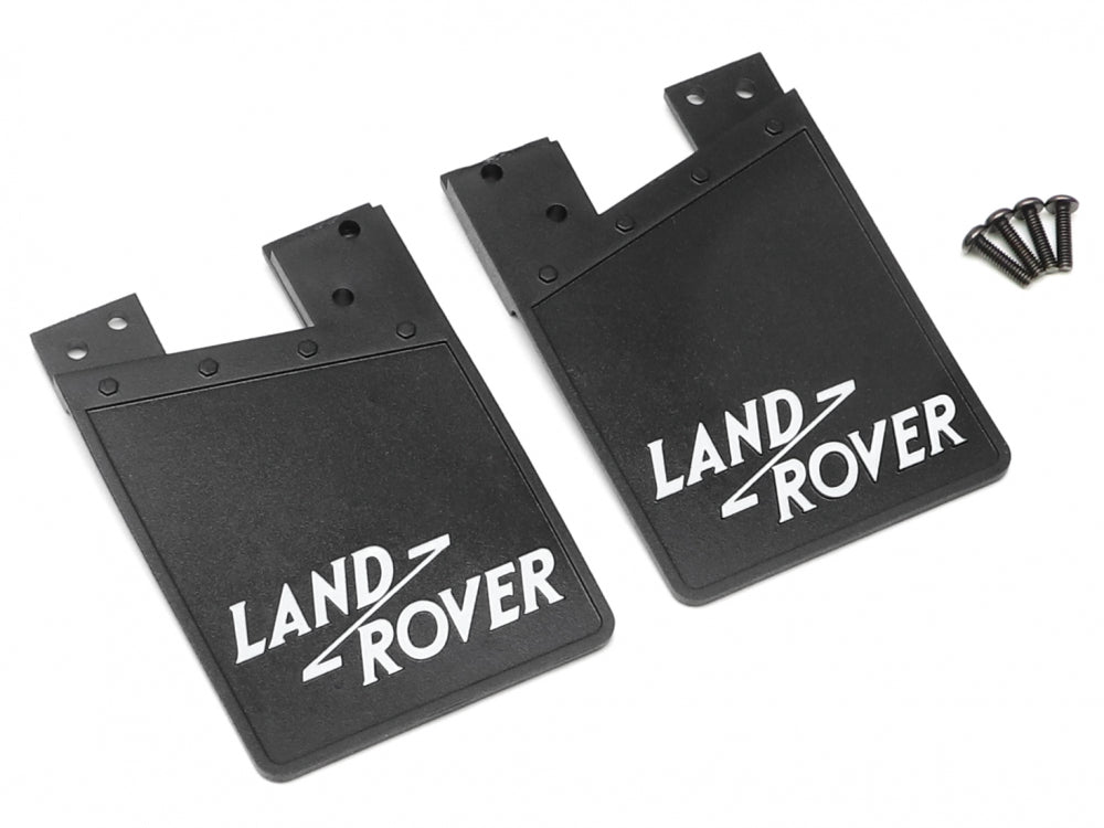 Boom Racing Classic Rubber Mud Flaps for Series Land Rover White for BRX02 109