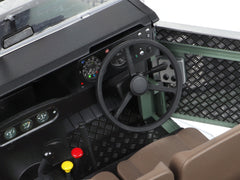 Boom Racing KUDU™ Stainless Steel Diamond Plate Set for Series Land Rover® 88 & 109 (Cab Interior) Black for BRX02 109