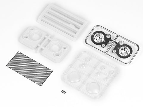 Boom Racing SVX Defender Front Grille and Light Assembly Set for Defender 90/110/130 for BRX02 D130