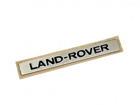 Boom Racing Metal Land Rover Plaque (1) Black for BRX02 D130