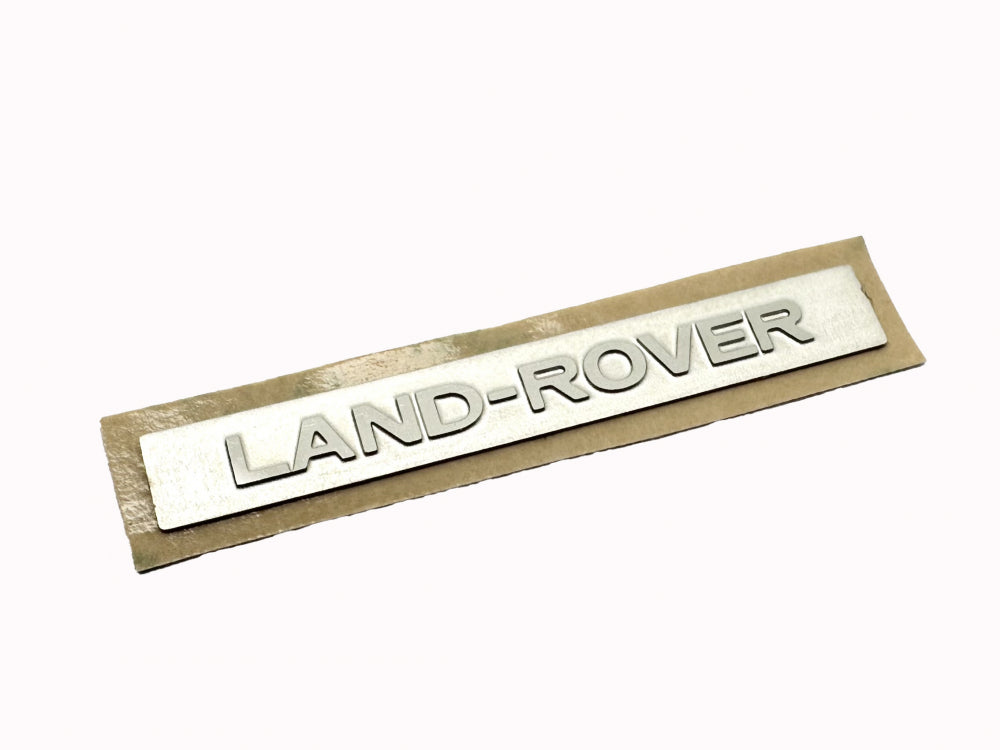 Boom Racing Metal Land Rover Plaque (1) Silver for BRX02 D130