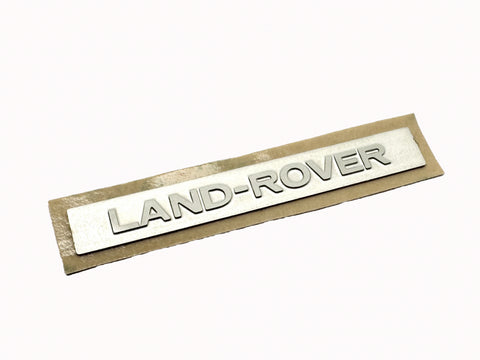 Boom Racing Metal Land Rover Plaque (1) Silver for BRX02 D130