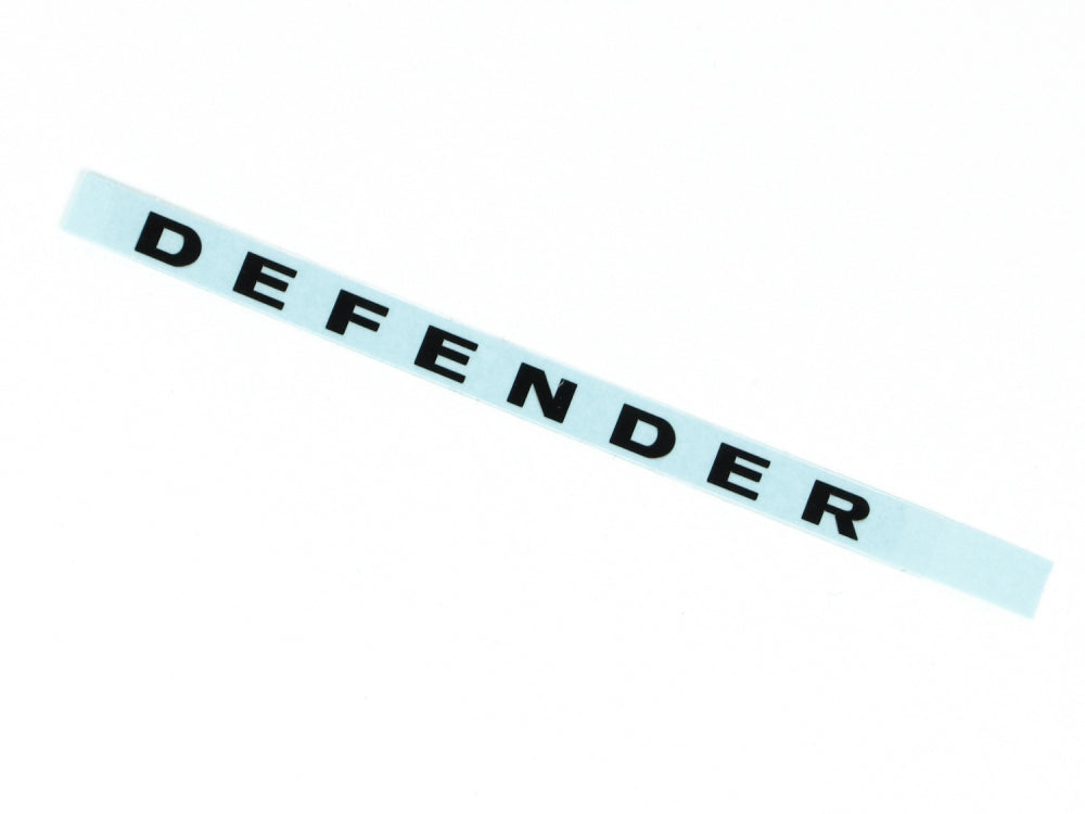 Boom Racing Official Defender Bonnet Emblem Decal (Chrome Black) for BRX02 D130