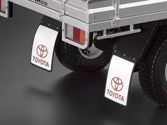 Killerbody Rear Fender Stainless Steel & Silicone Rubber Mud Flap for 1/10 Toyota LC70