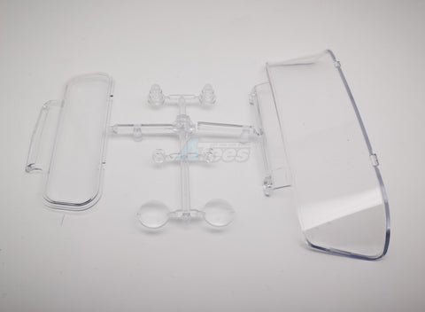 King Kong RC Windows & Lamp Lens for for KK/D-E064 Tractor Truck Hard Cab for ZL-130