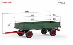 Cross RC TL4 Tractor T009 Full Trailer