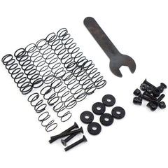 100mm Desert Lizard Two Stage Internal Spring Damper Pair Red For Crawler